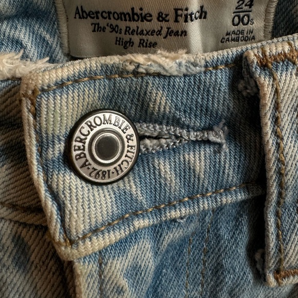Abercrombie & Fitch 90s Relaxed Jeans High Rise Curvy - Picture 3 of 3